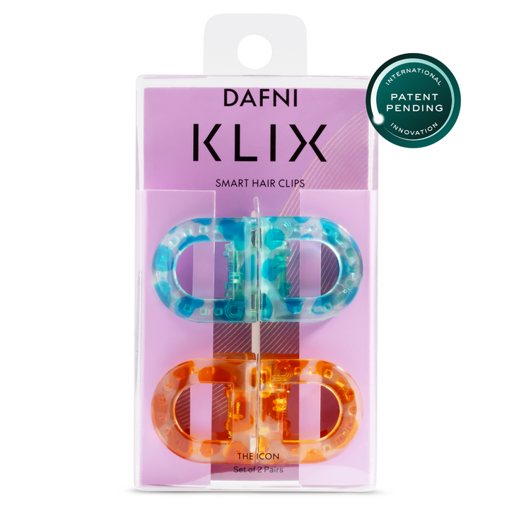 DAFNI KLIX - the icon - Set of 2 - Peach & Turquoise