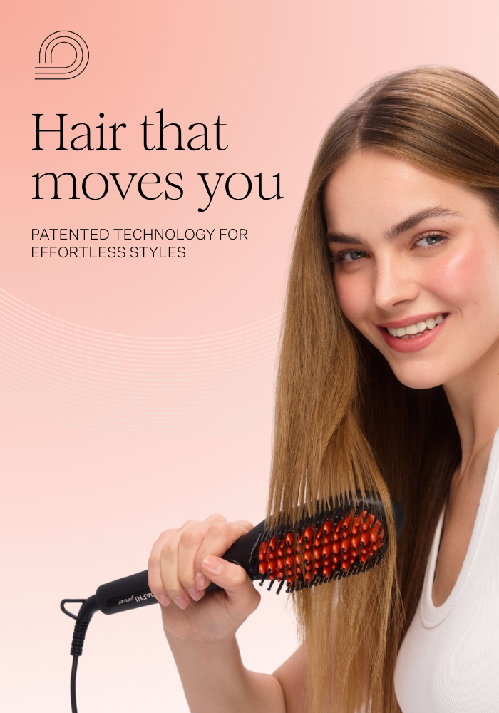 DAFNI X Conair Muse, Smoothing & Styling Hot Brush DAFNI MINI