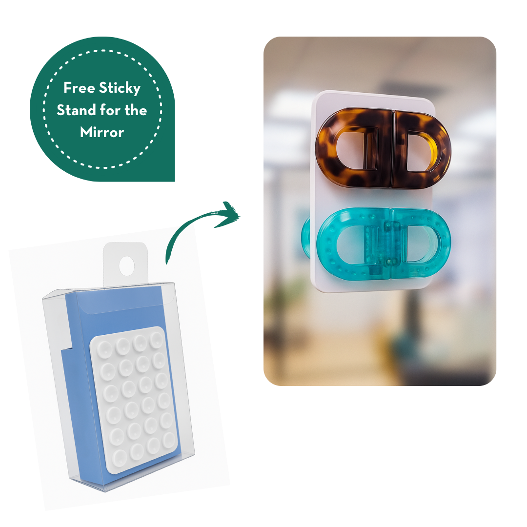 DAFNI KLIX - the icon - Set of 2 - Brown & Turquoise