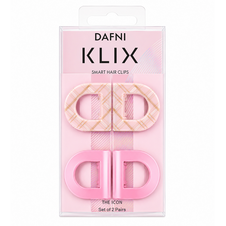 DAFNI KLIX - the icon -  Pink Pop - Set of 2
