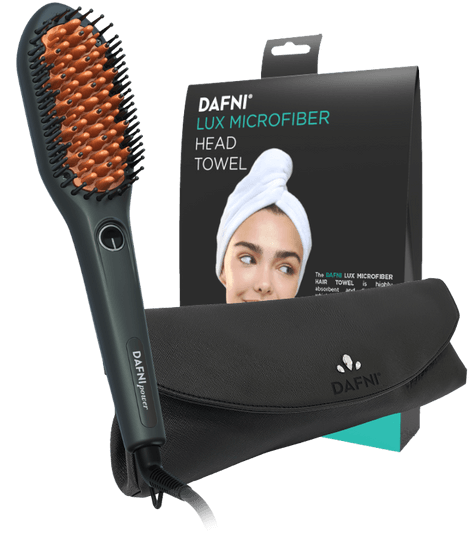 DAFNI POWER PACK: DAFNI Power brush + Thermal Bag + Head Towel